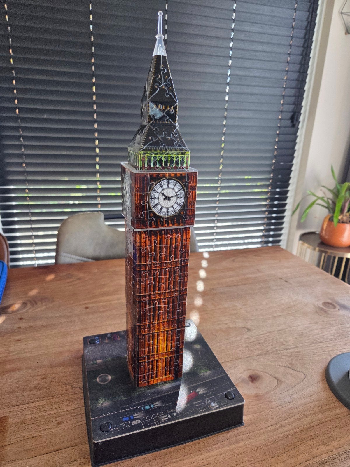 Ravensburger 3D Puzzel Big Ben met LED-verlichting, Ophalen of Verzenden, Meer dan 50 stukjes, Zo goed als nieuw, 6 jaar of ouder