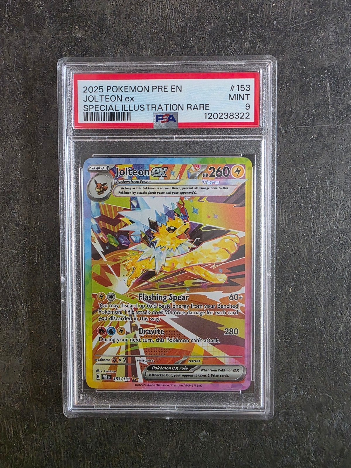 Jolteon ex PSA 9, Ophalen, Nieuw, Losse kaart