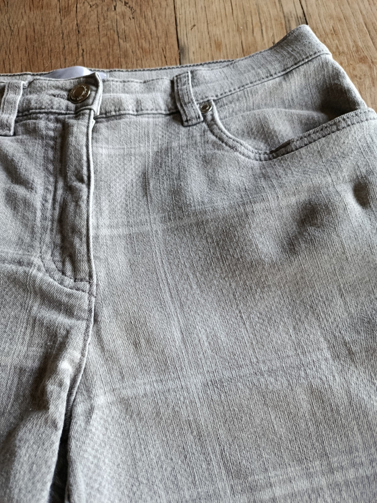 Grijze driekwart broek BonPrix maat 38, Kleding | Dames, Maat 38/40 (M), Bonprix, Ophalen of Verzenden, Zo goed als nieuw