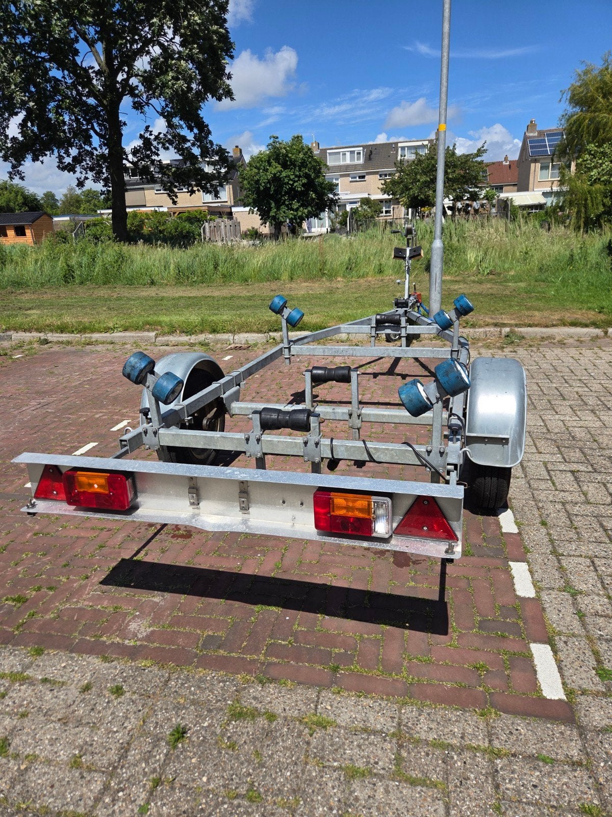 Boottrailer 750 KG as, kanteltrailer., Ophalen of Verzenden, Gebruikt, Minder dan 6 meter, Overige typen