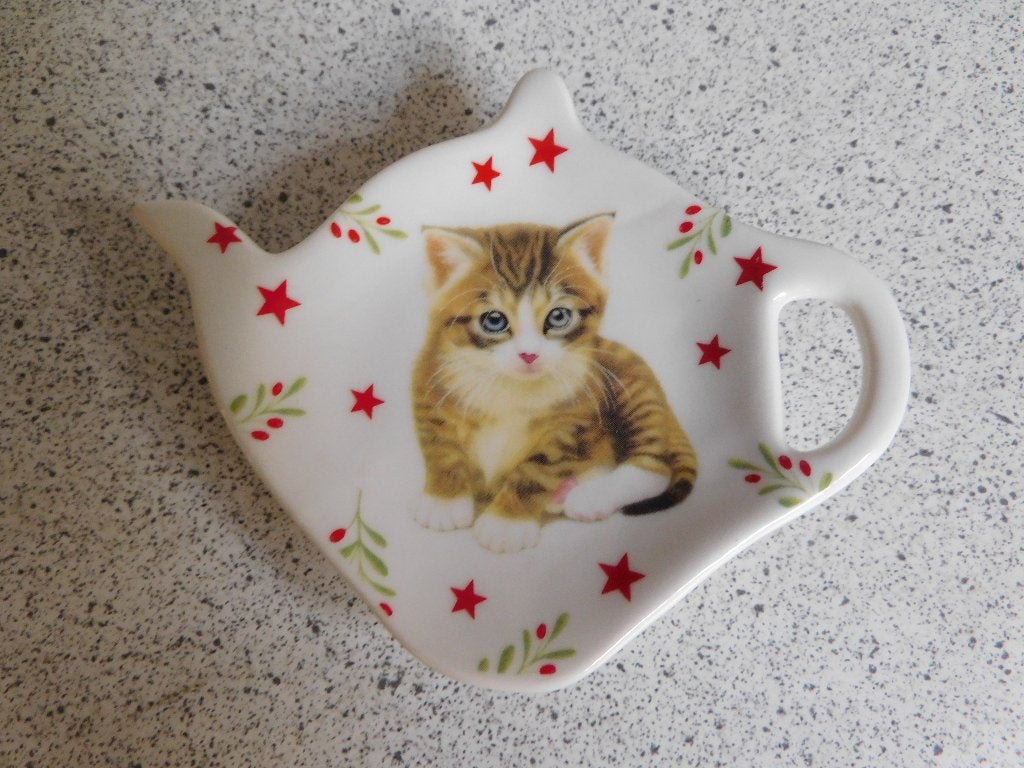 Theetip Francien's Katten - Miepje, Overige merken, Keramiek, Overige typen, Ophalen of Verzenden