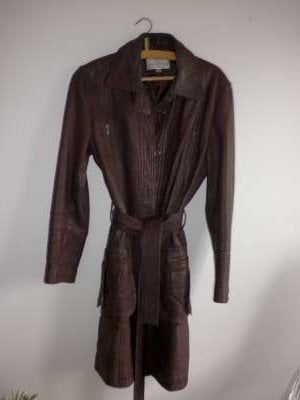 Collection leren jas mt 38 bruin, Maat 38/40 (M), Bruin, Nieuw, Ophalen of Verzenden