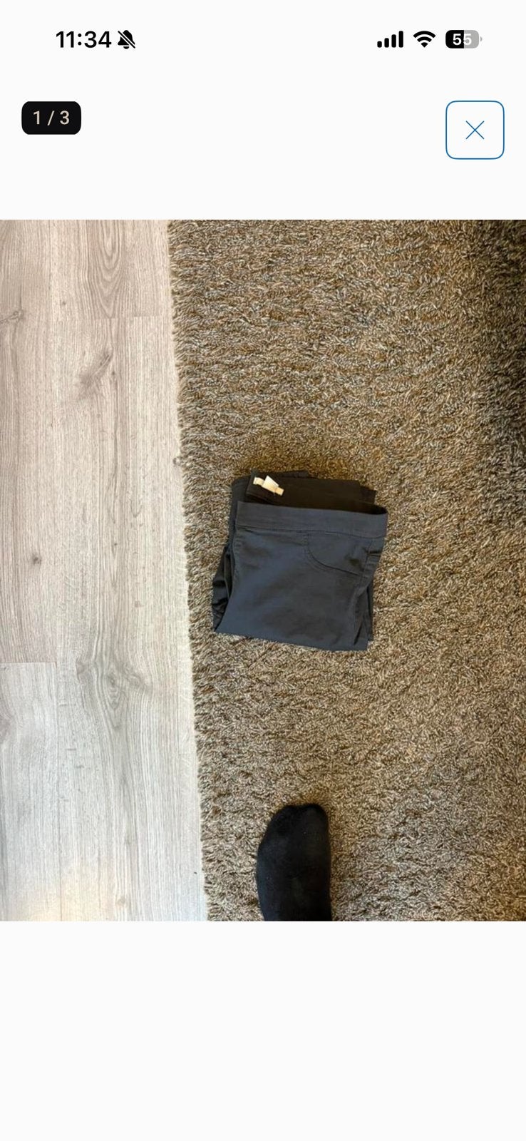 H&M Maat 42 🟢, Kleding | Dames, Spijkerbroeken en Jeans, Ophalen of Verzenden, Zo goed als nieuw, Blauw, W33 - W36 (confectie 42/44)