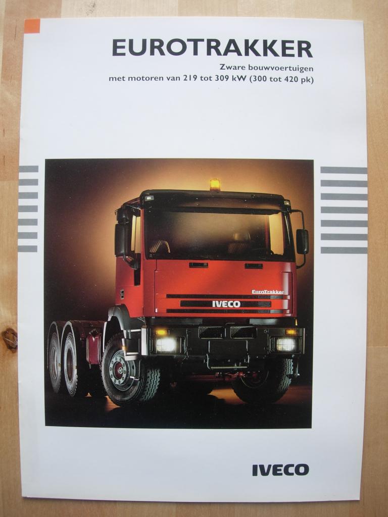 Iveco EuroTrakker 1997 Brochure, Boeken, Iveco, Ophalen of Verzenden, Zo goed als nieuw, Overige merken