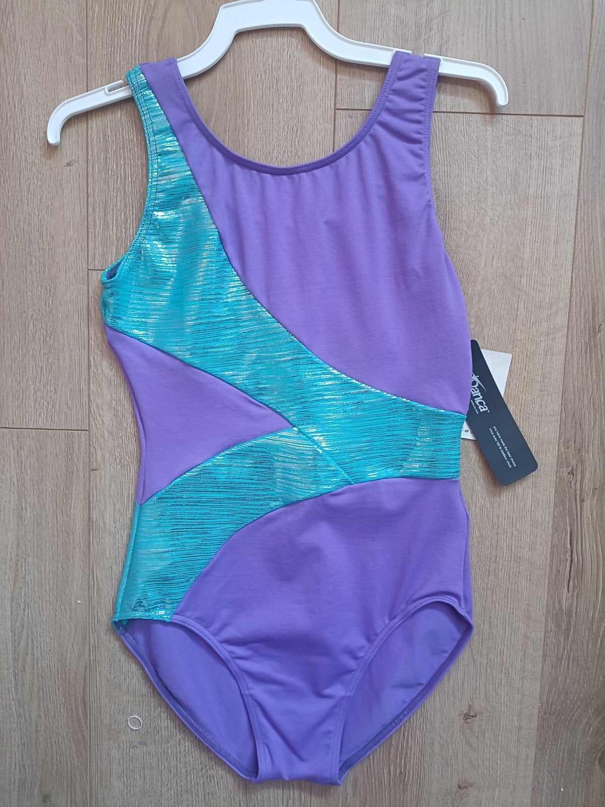 Nieuw So Danca Turnpakje Gymnastiek Paars/Turquoise, Paars, Nieuw, Ophalen of Verzenden, Turnpak(je)