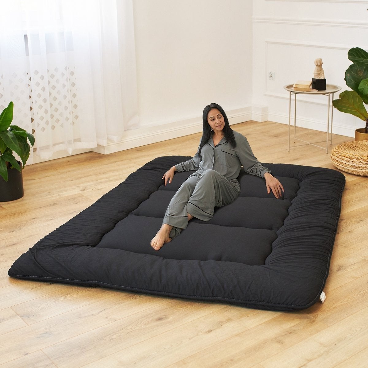 Futon Matras - Tatami Mat - 140x200x9cm, Huis en Inrichting, Slaapkamer | Matrassen en Bedbodems, Ophalen, 140 cm, Zo goed als nieuw