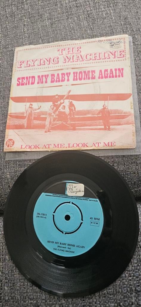 The Flying Machine-Send my baby home again 1969, Ophalen of Verzenden, Gebruikt