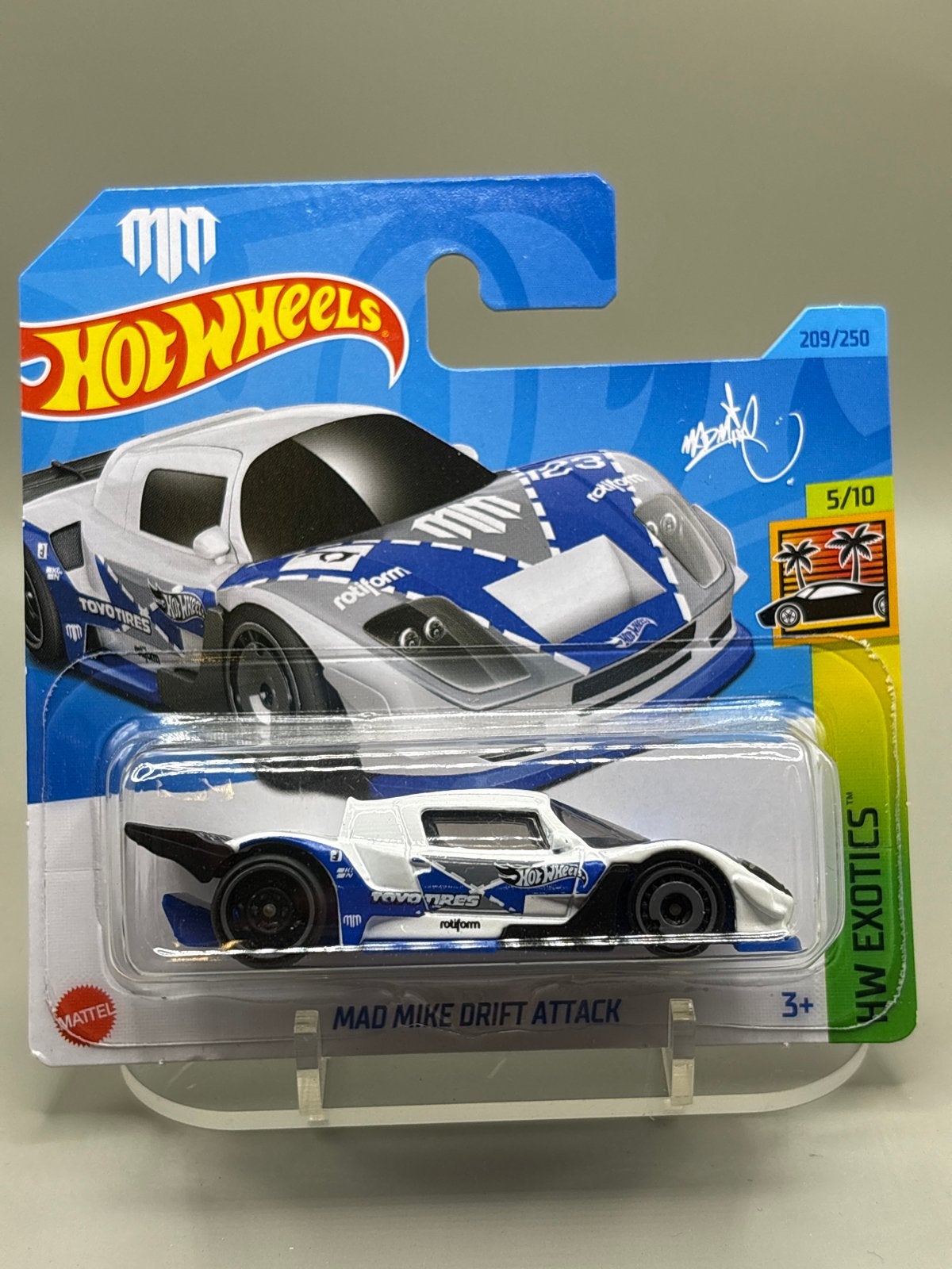 Hot Wheels 2023 Mad Mike Drift Attack HW Exotics, Auto, Nieuw, Ophalen of Verzenden, Mattel
