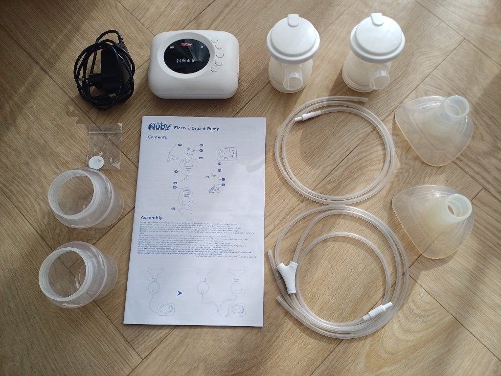 Nuby Dubbele Elektrische Borstkolf, Ophalen, Overige merken, Draagbaar, Borstkolf