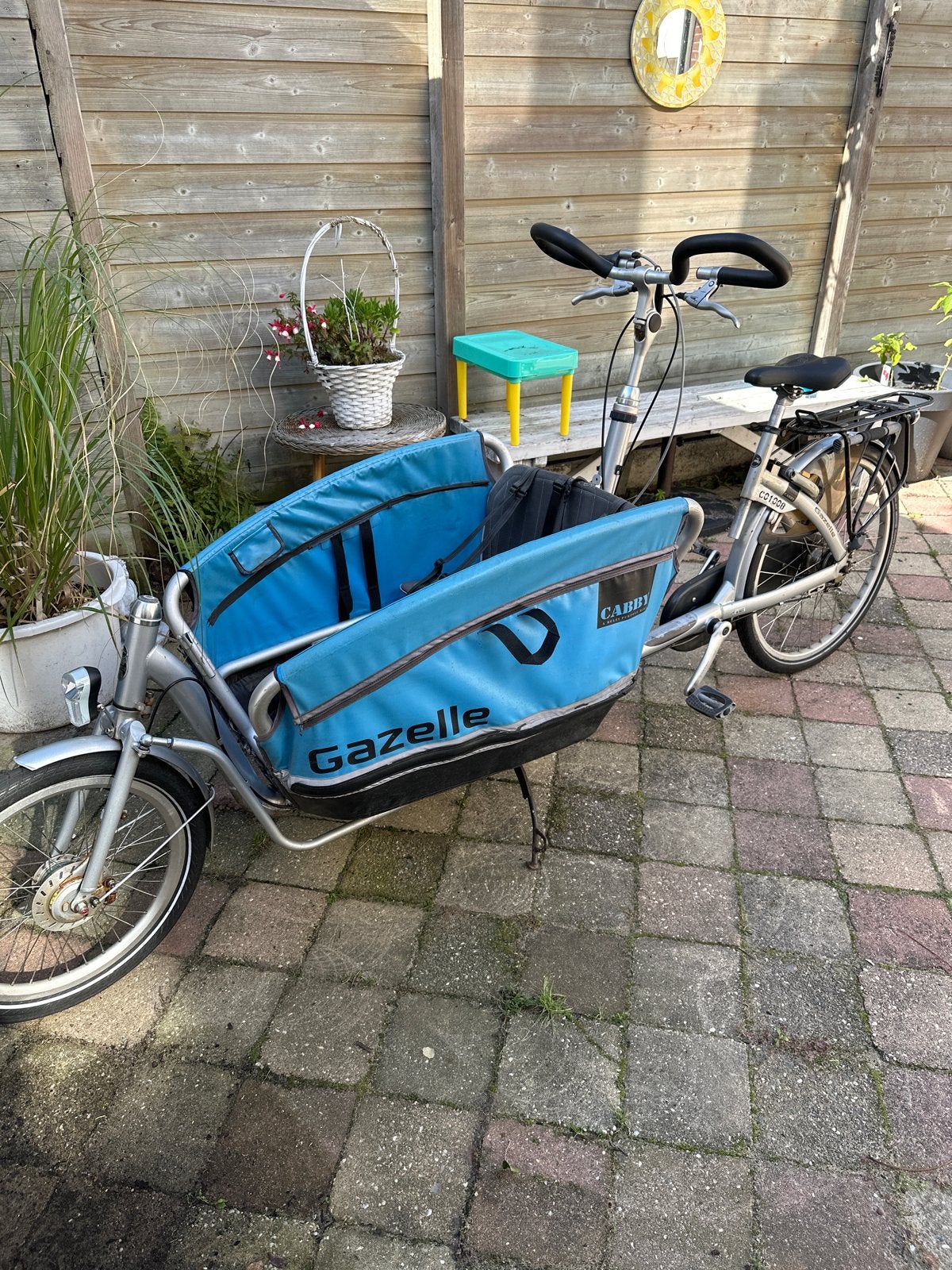 Gazelle Cabby bakfiets - Ideaal voor kinderen en boodschappe, Ophalen, Gebruikt, 3 kinderen, Gazelle