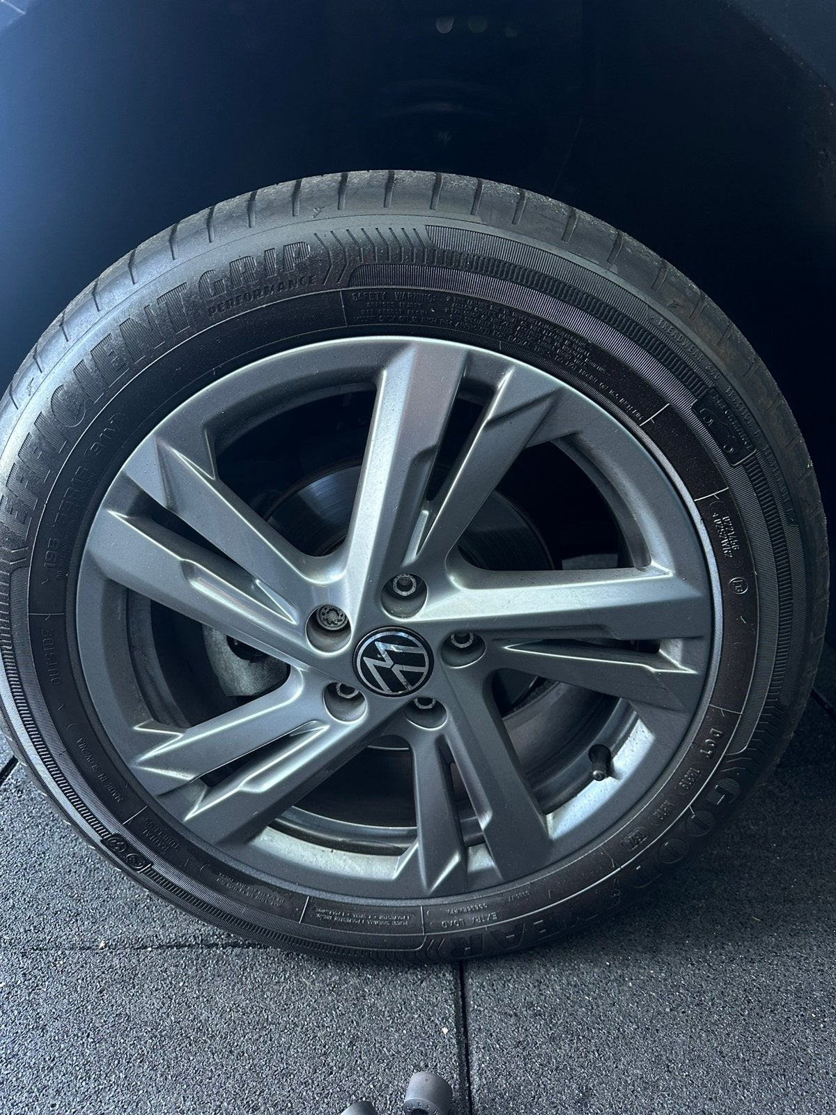 ORIGINEEL VW Polo Velgen16 INCH | 195/55R16 Goodyear | NIEUW, Ophalen, 16 inch, Banden en Velgen, Nieuw