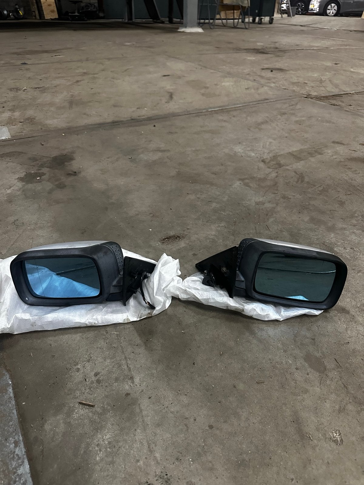 BMW E36 Coupé Spiegels Grijs, Auto-onderdelen, Spiegels, Ophalen, Gebruikt, BMW
