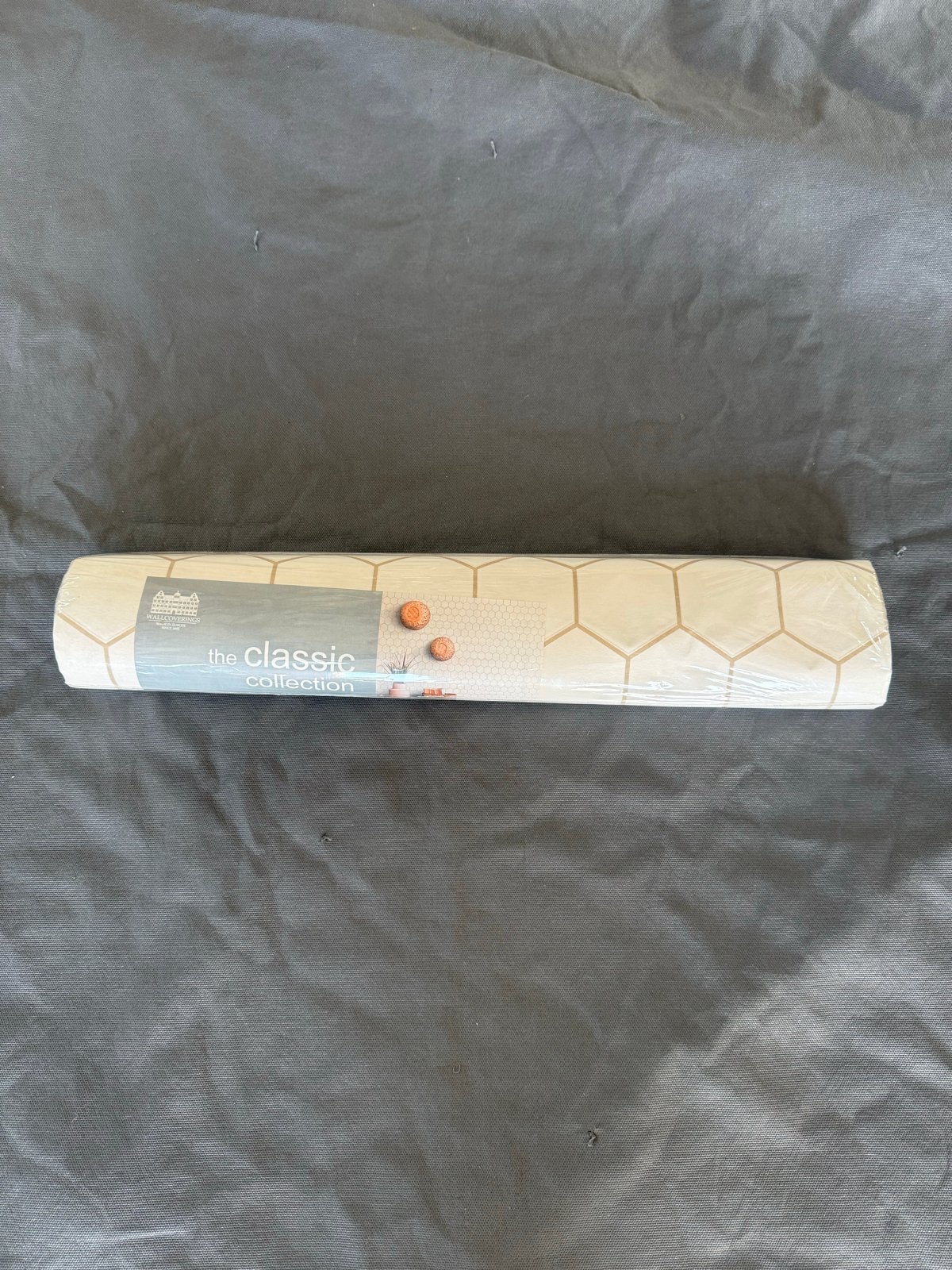 The Classic Collection Vliesbehang - Hexagon Patroon, Overige merken, Beige, Geometrisch, Modern