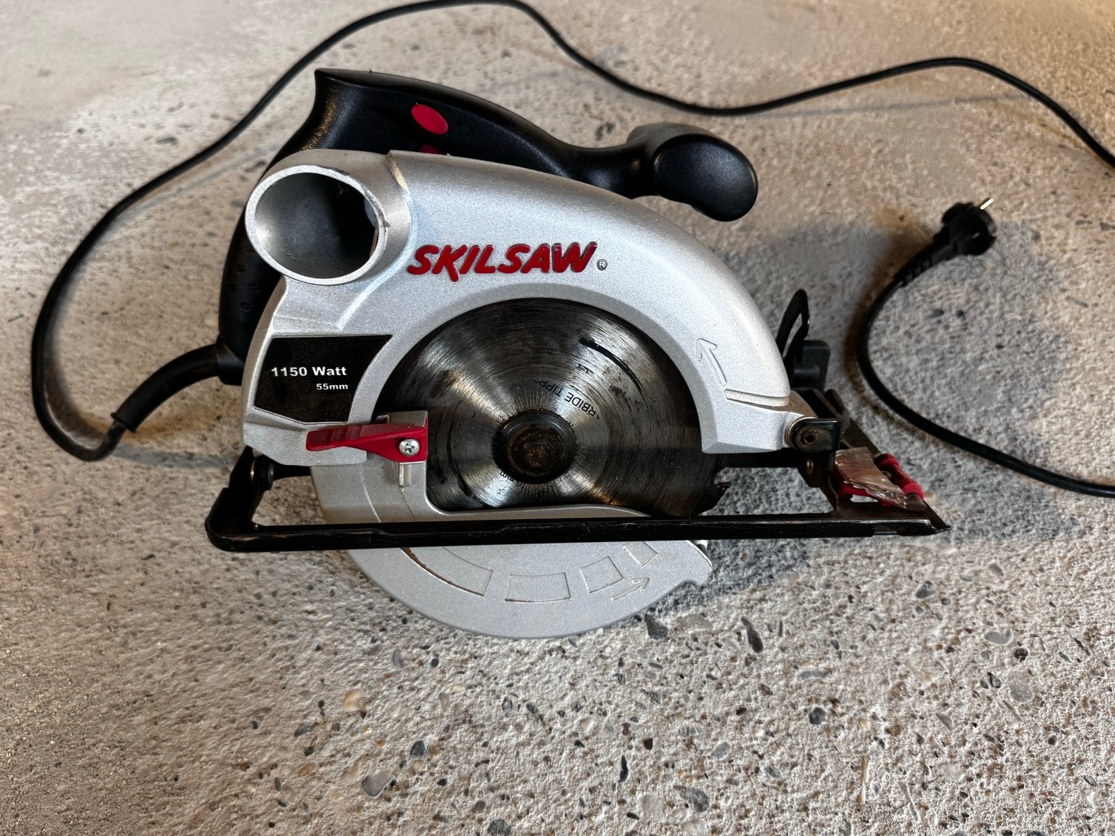 Skilsaw Cirkelzaag 1150W 55mm - Model 5155, Gebruikt, Cirkelzaag, 600 tot 1200 watt, Ophalen of Verzenden