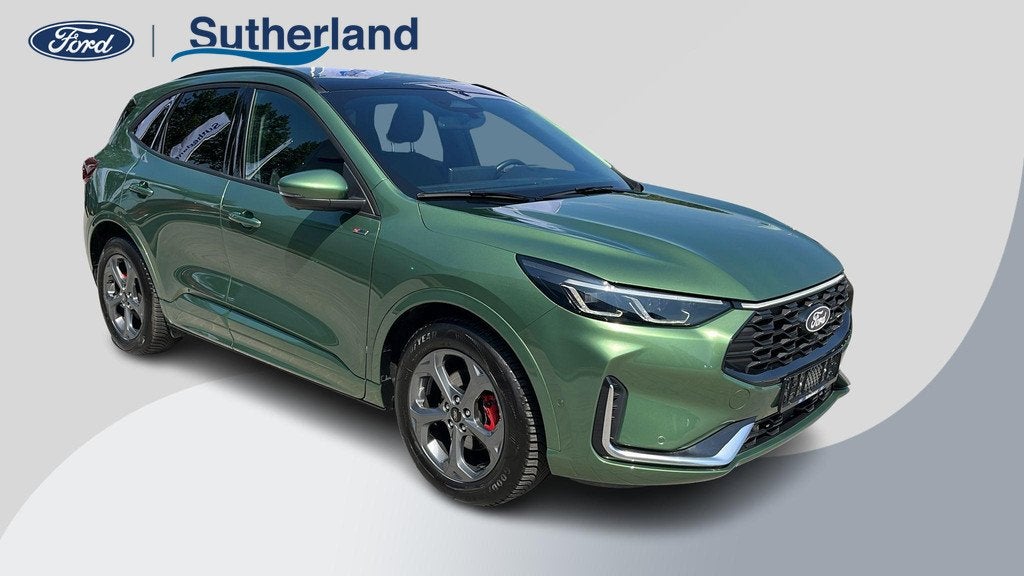 Ford Kuga 2.5 FHEV ST-Line X | 190pk | Driver Assistance Pac, Auto's, Ford, 14 kWh, Gebruikt, Leder en Stof, Plug-in hybride
