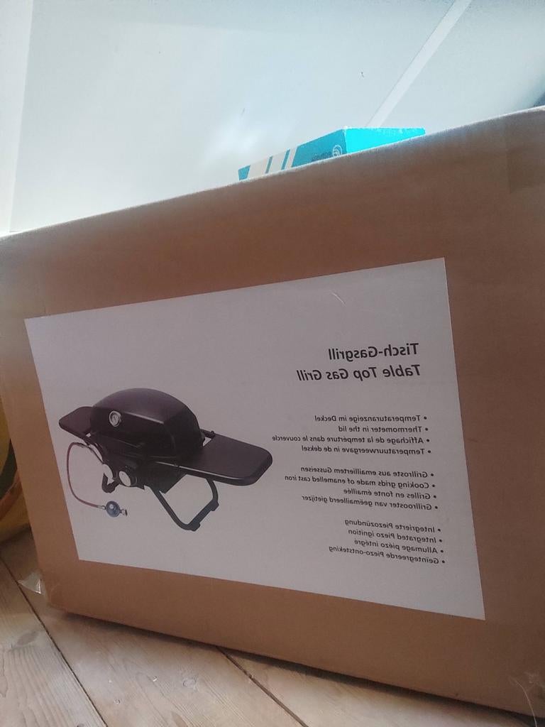 Nieuwe gas BBQ in doos - Tafelmodel gasgrill, Ophalen of Verzenden, Nieuw