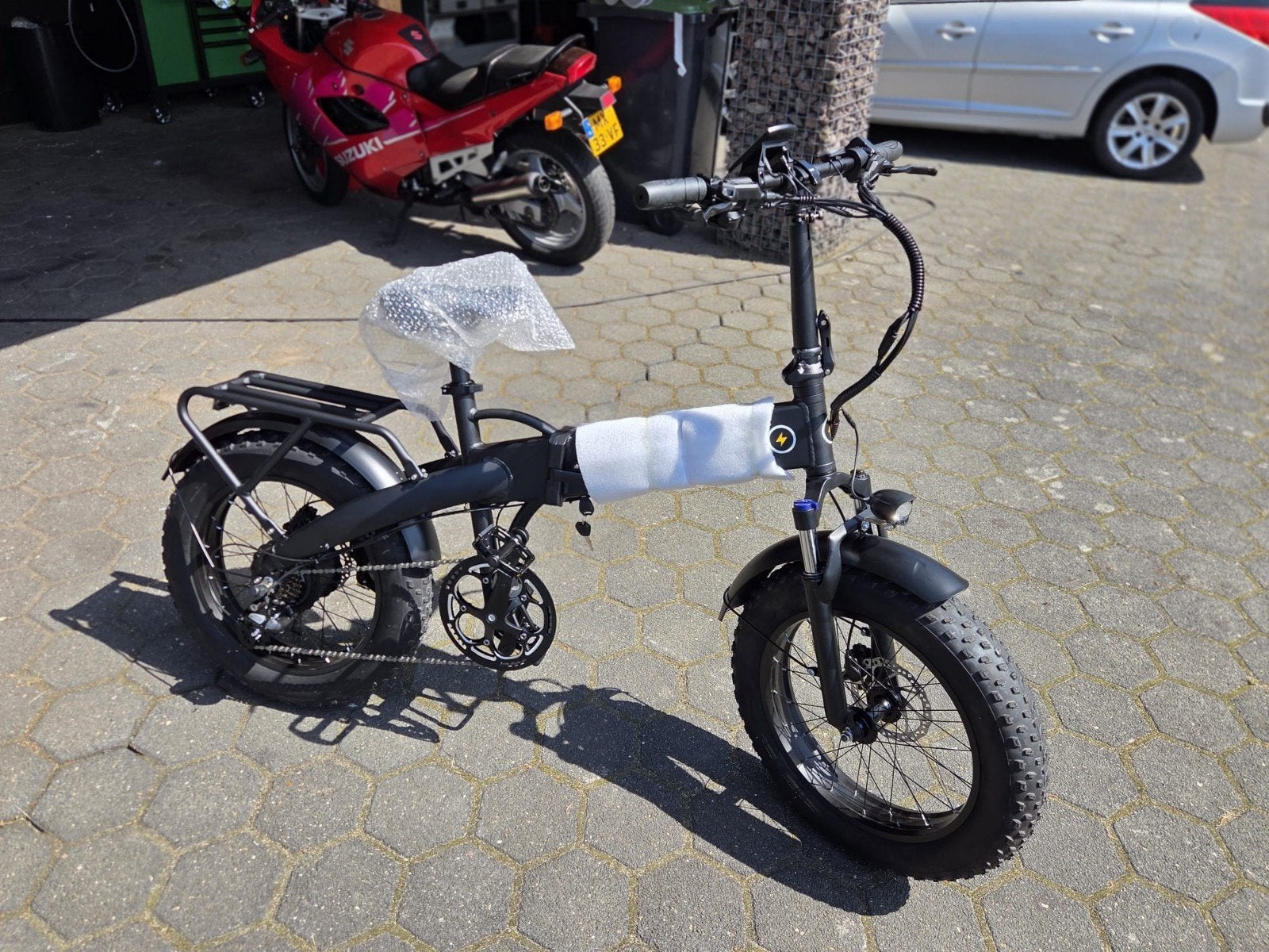 Nieuwe FRSHO Opvouwbare Fatbike E-bike, Fietsen en Brommers, Elektrische fietsen, Nieuw, 59 cm of meer, 50 km per accu of meer