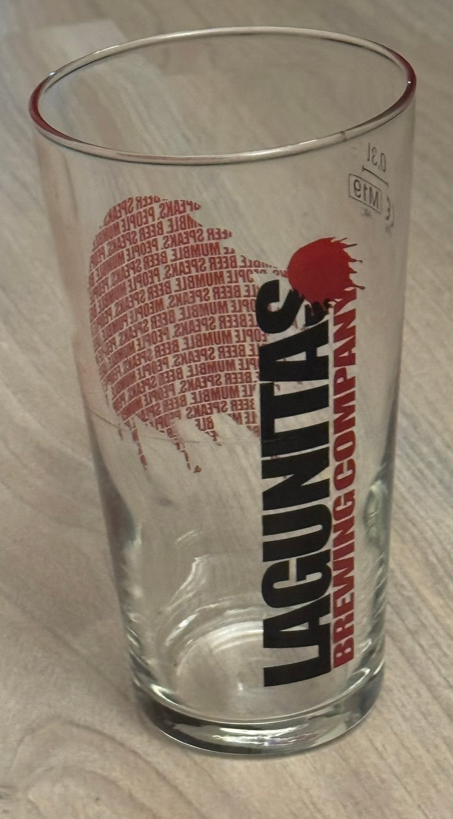 3 Lagunitas 0,3L bierglazen, Ophalen of Verzenden, Zo goed als nieuw, Bierglas
