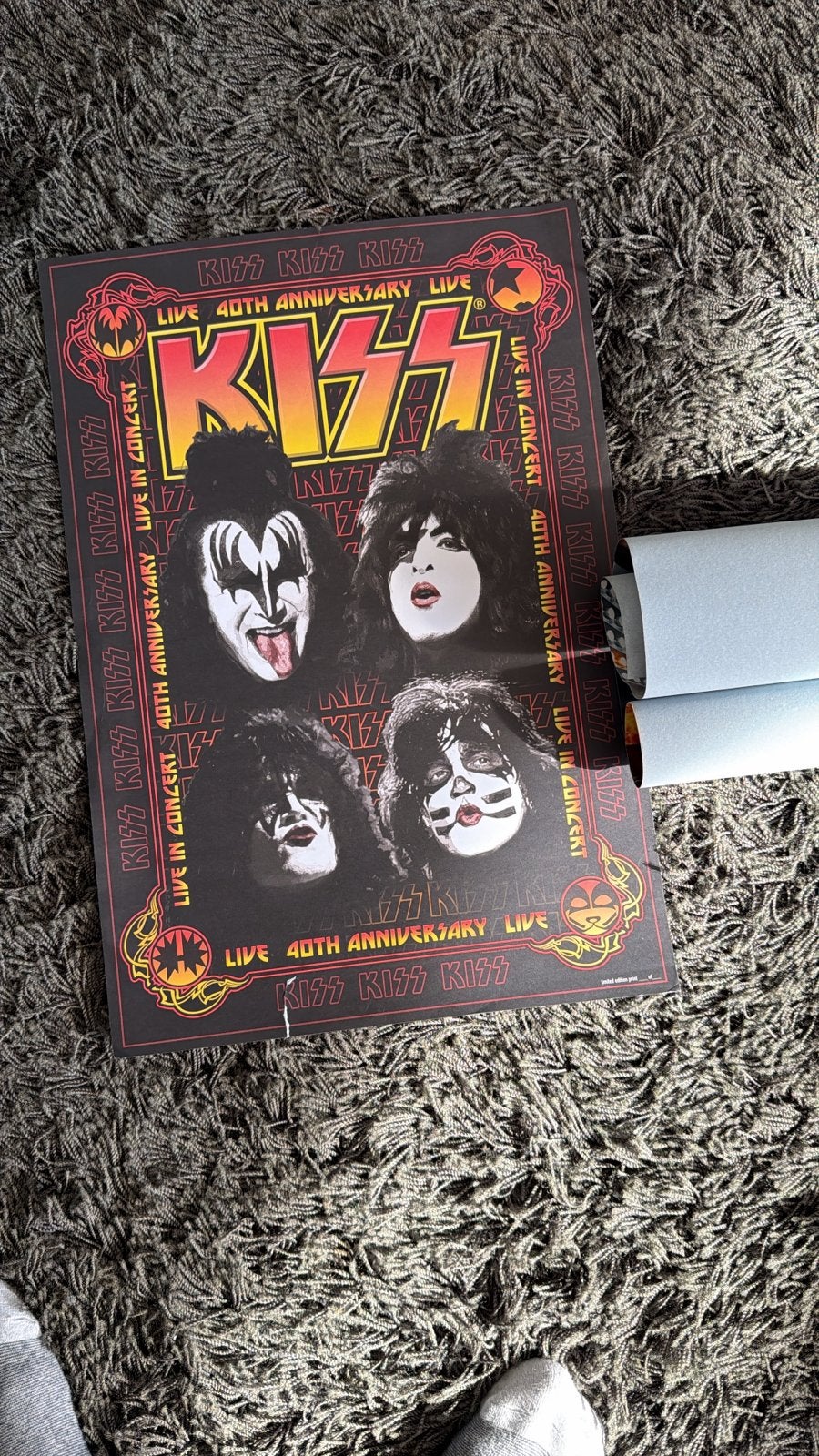 KISS Posters - 40th Anniversary & End of the Road Tour, Ophalen of Verzenden, Nieuw, Poster, Artwork of Schilderij