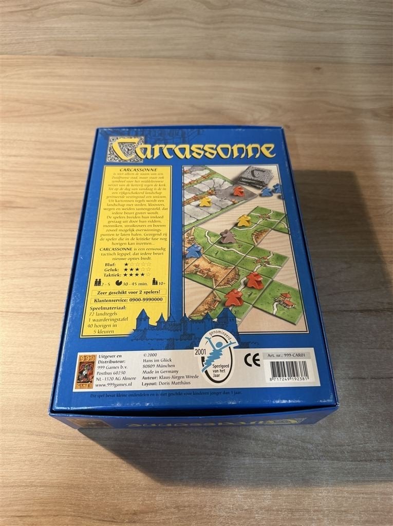 carcassonne - 999 games - s6580, Verzenden, Zo goed als nieuw