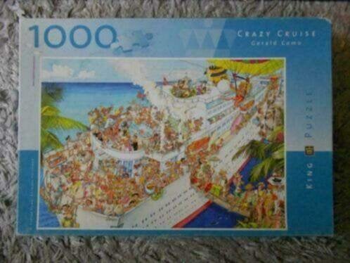 puzzel merk king 1000 stukjes, Ophalen of Verzenden, 500 t/m 1500 stukjes, Zo goed als nieuw, Legpuzzel