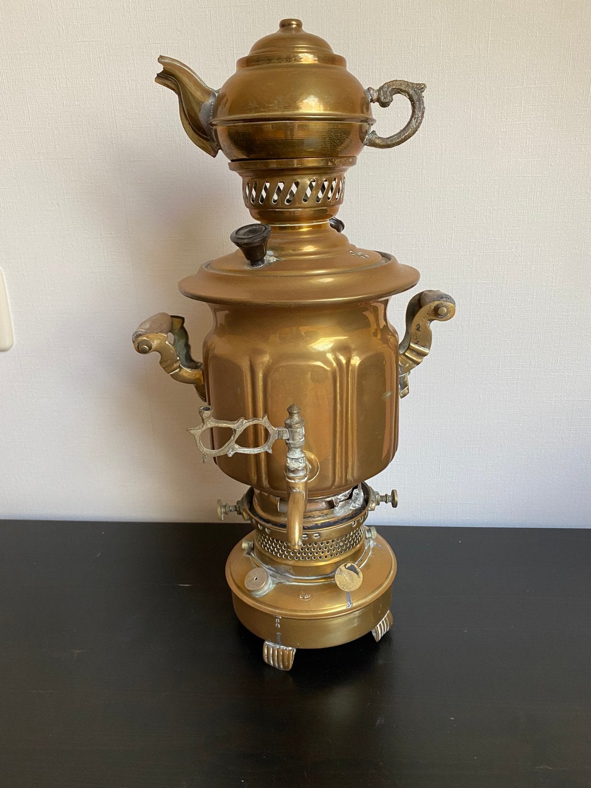 Russische theepot, Antiek en Kunst, Antiek | Koper en Brons, Ophalen of Verzenden