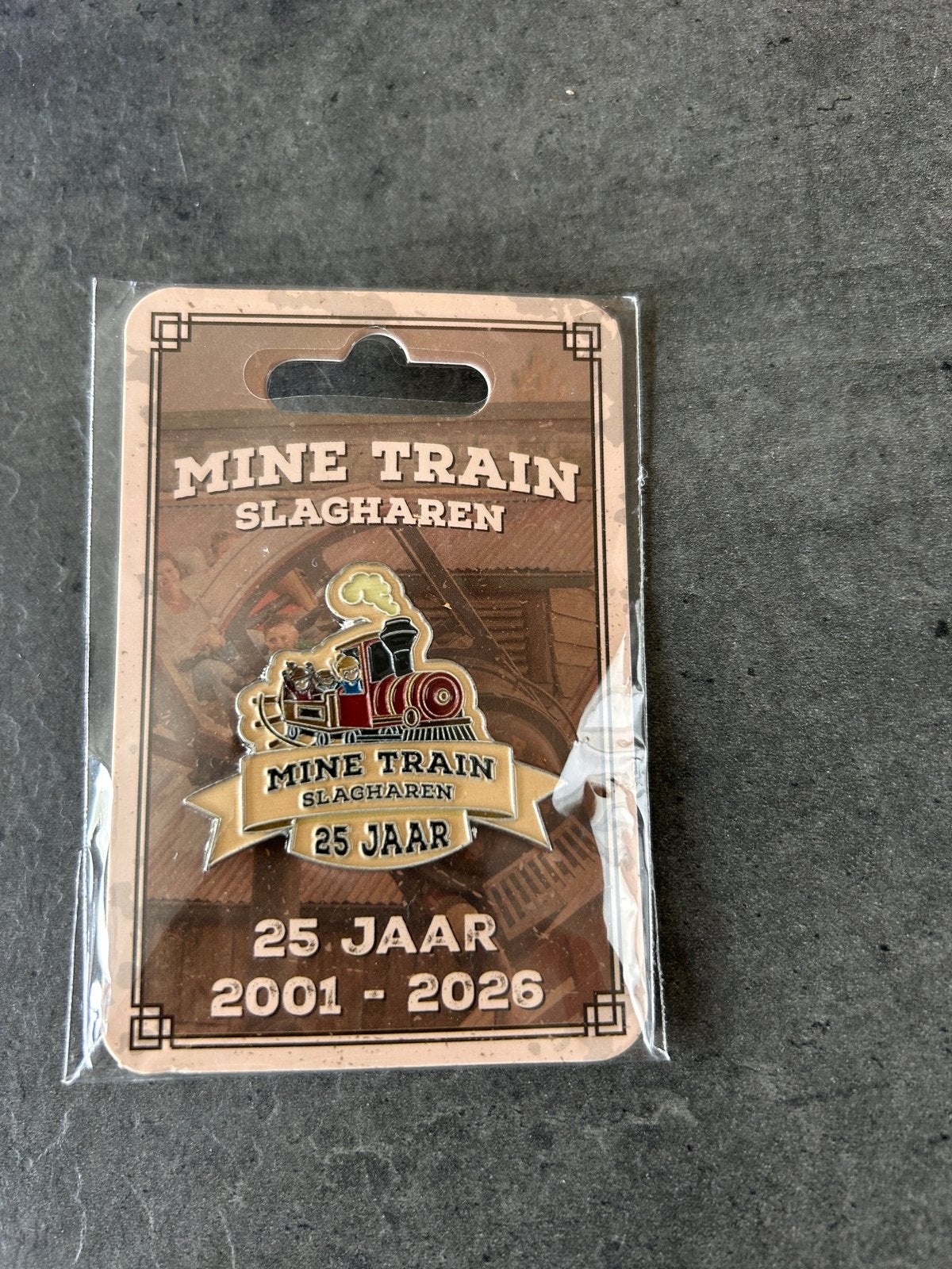 Slagharen pin 2026 / 25 jaar minetrain, Drie personen of meer, Ticket of Toegangskaart