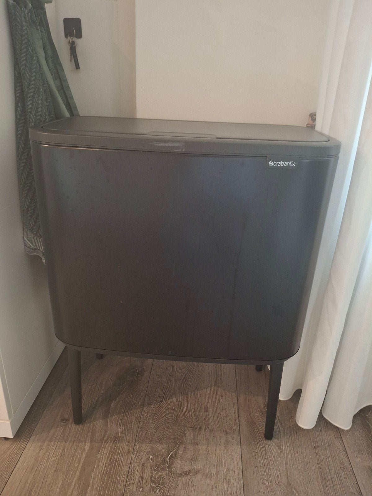 Brabantia Bo touch bin Prullenbak  - 36 liter, Ophalen, 50 – 75, Zo goed als nieuw, Rvs