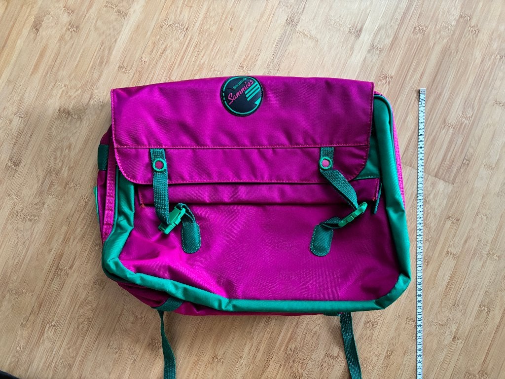 schooltas Samsonite Sammies, Rugtas, Paars, Zo goed als nieuw, 30 tot 40 cm