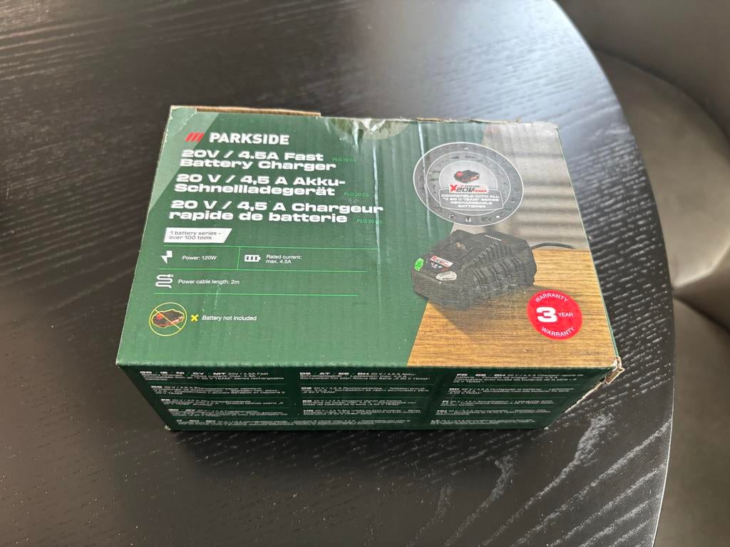 Nieuwe Parkside accu's en opladers (5x), Ophalen, Nieuw