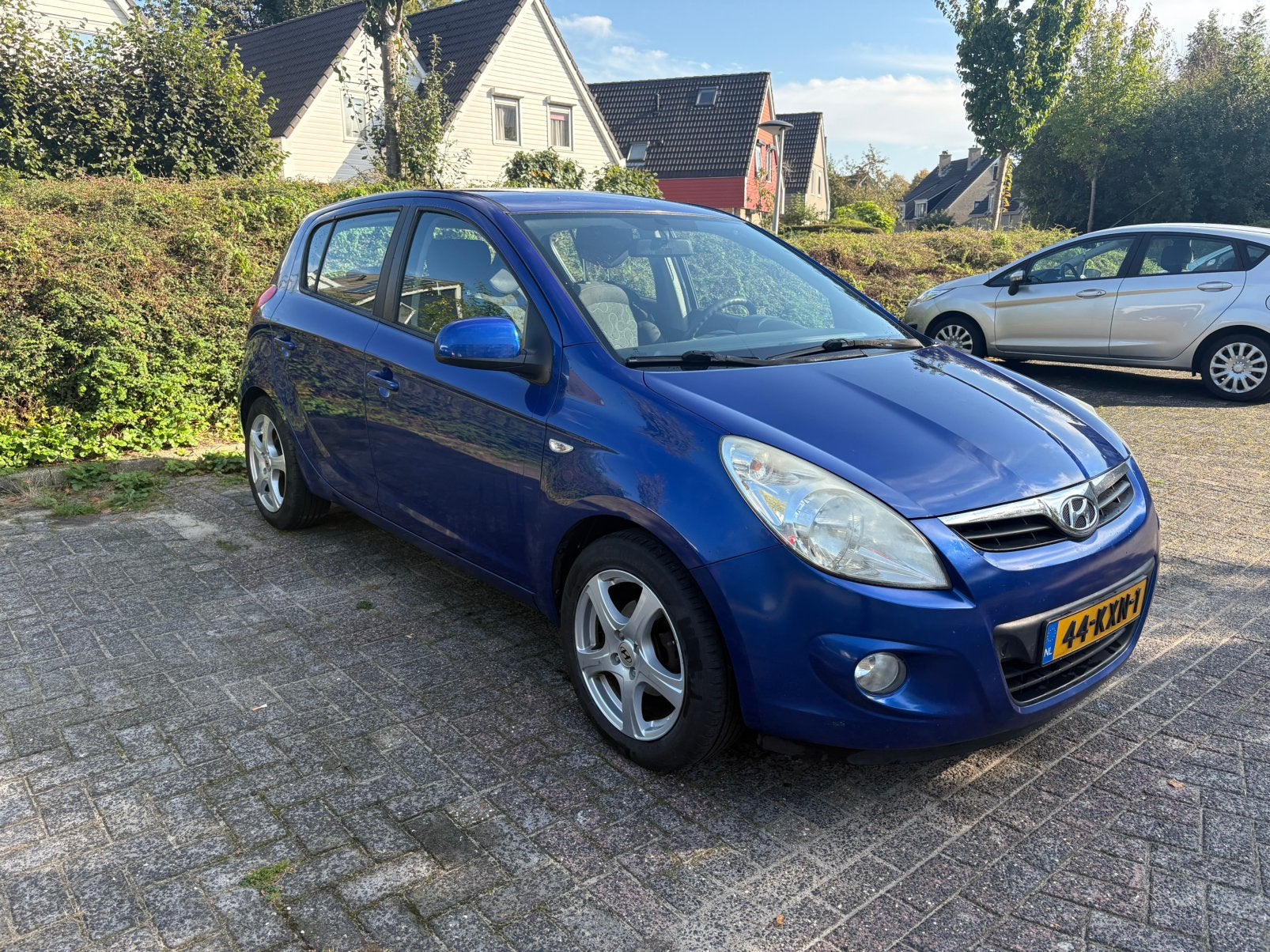 Hyundai i20 1.2 5-DRS 2010 Blauw, Auto's, 450 kg, 31 €/maand, 4 cilinders, Blauw