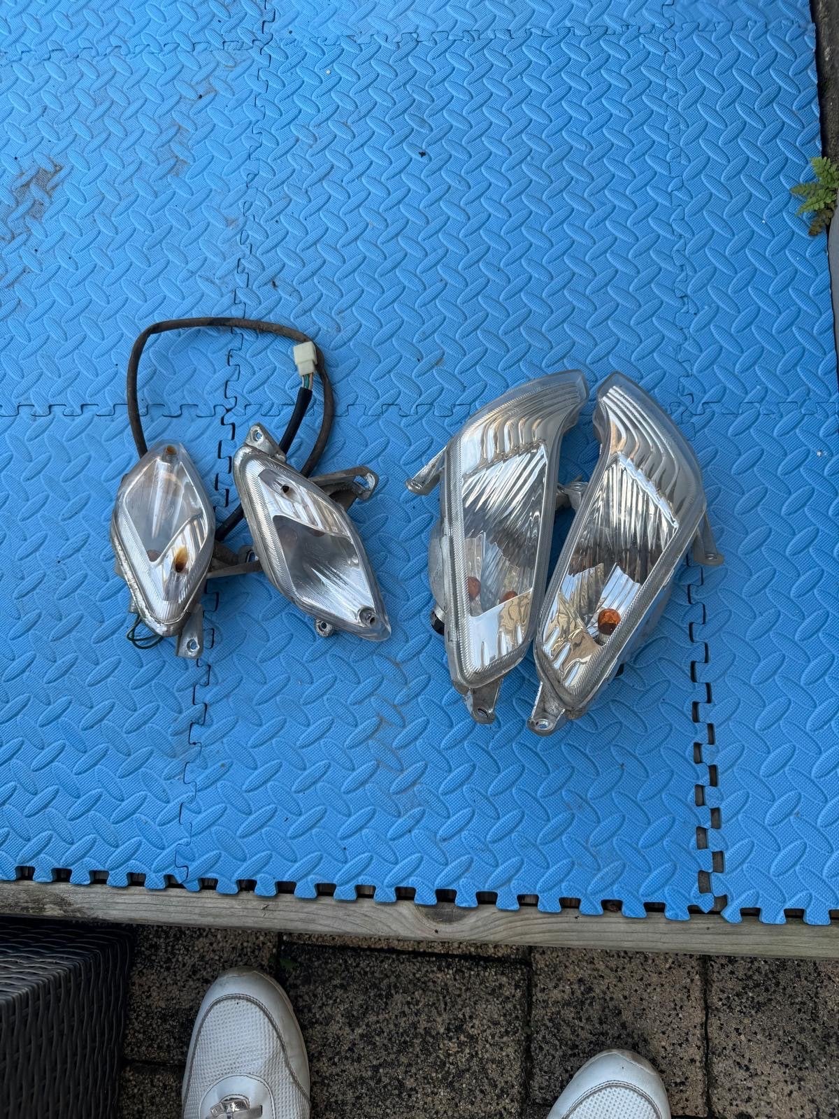 Knipperlicht set voor en achter Sym Fiddle 2, Ophalen of Verzenden, Gebruikt, Overige typen