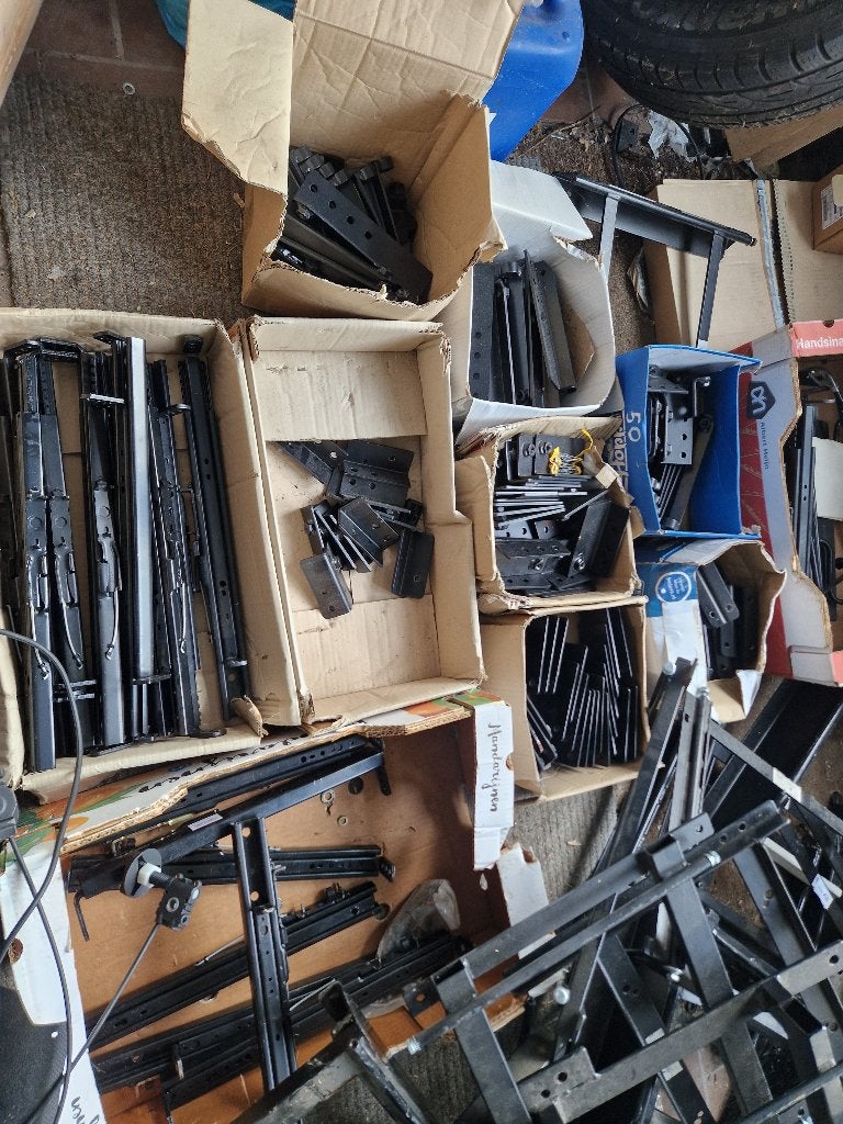 Partij autostoelonderdelen ASS, Recaro, Scheel, Konig, Ophalen, Gebruikt, Skoda
