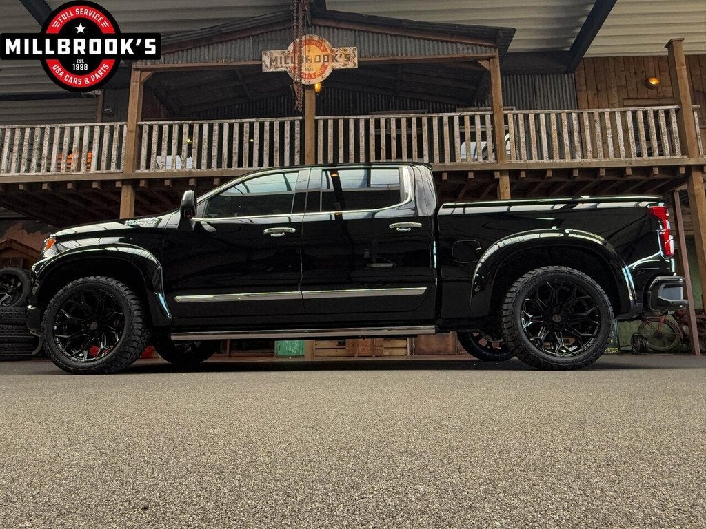 Chevrolet Silverado USA High Country 6.2 V8 420 PK uit voorr, Auto's, Chevrolet, Automaat, 8 cilinders, 4 stoelen, Zwart
