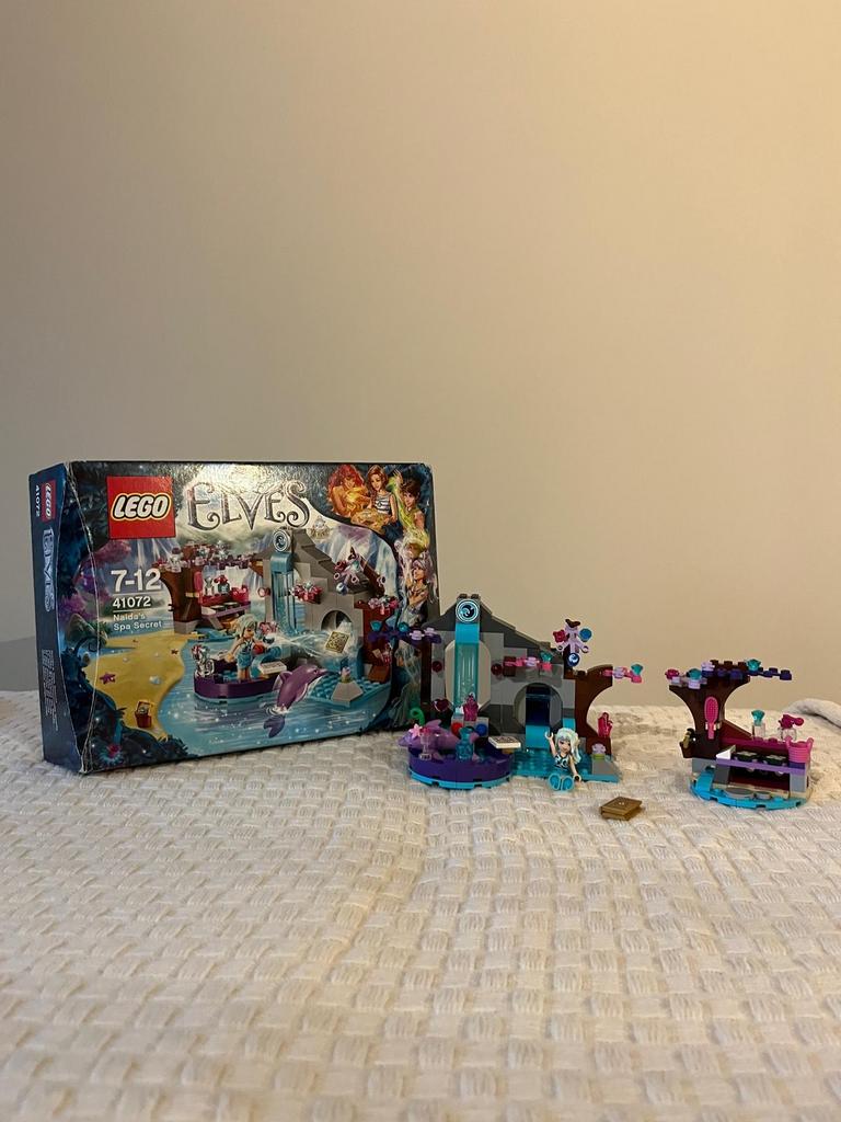 Lego Elves Naida's Spa Geheim (41072), Overige thema's, Lego, Ophalen of Verzenden, Zo goed als nieuw