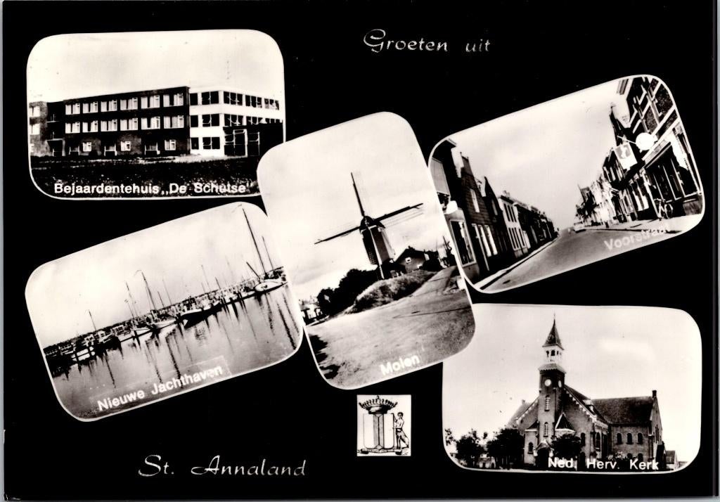 Groeten uit Sint-Annaland, Verzenden, 1940 tot 1960, Ongelopen, Zeeland