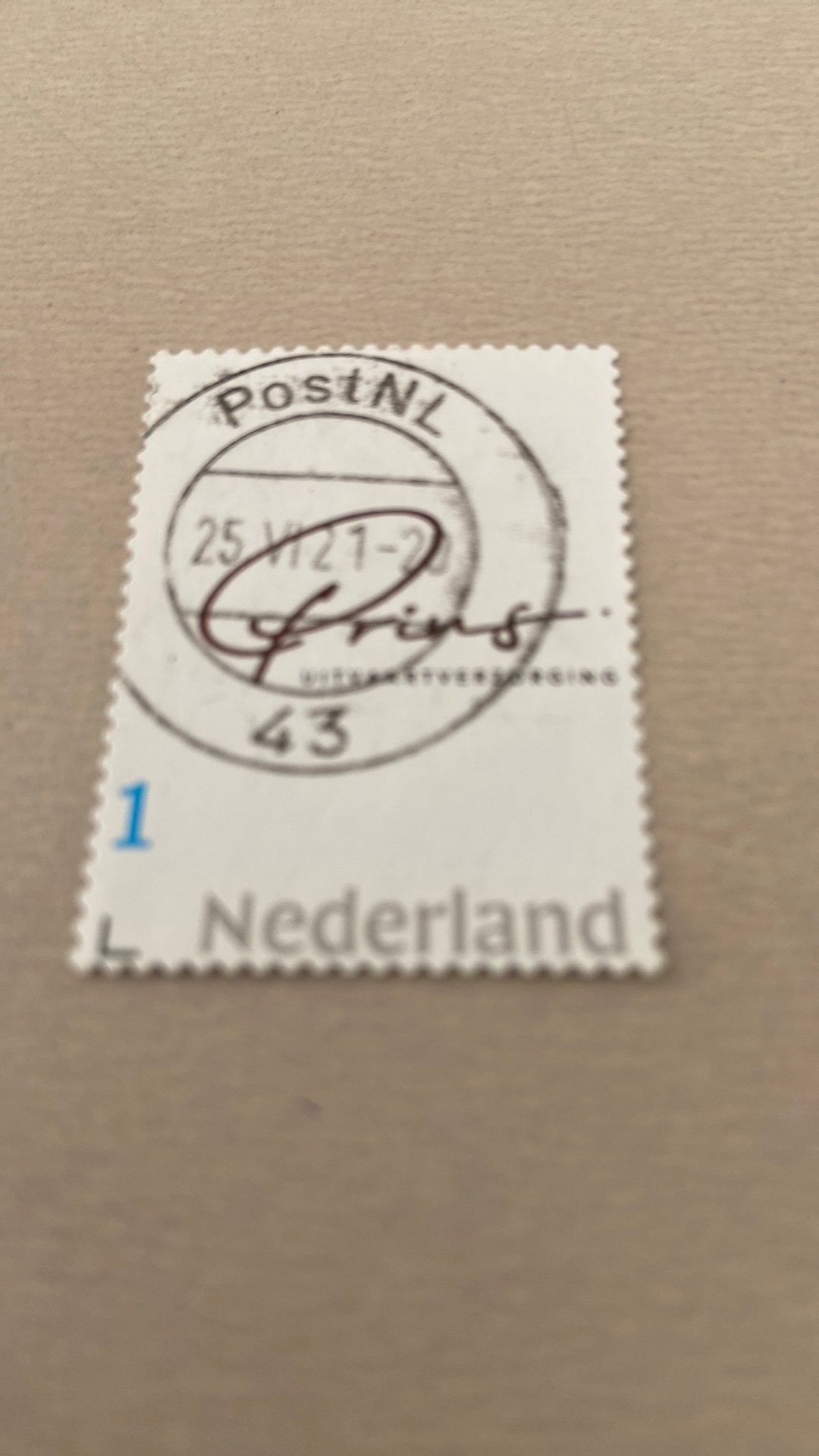 Nederland, Verzenden, Gestempeld