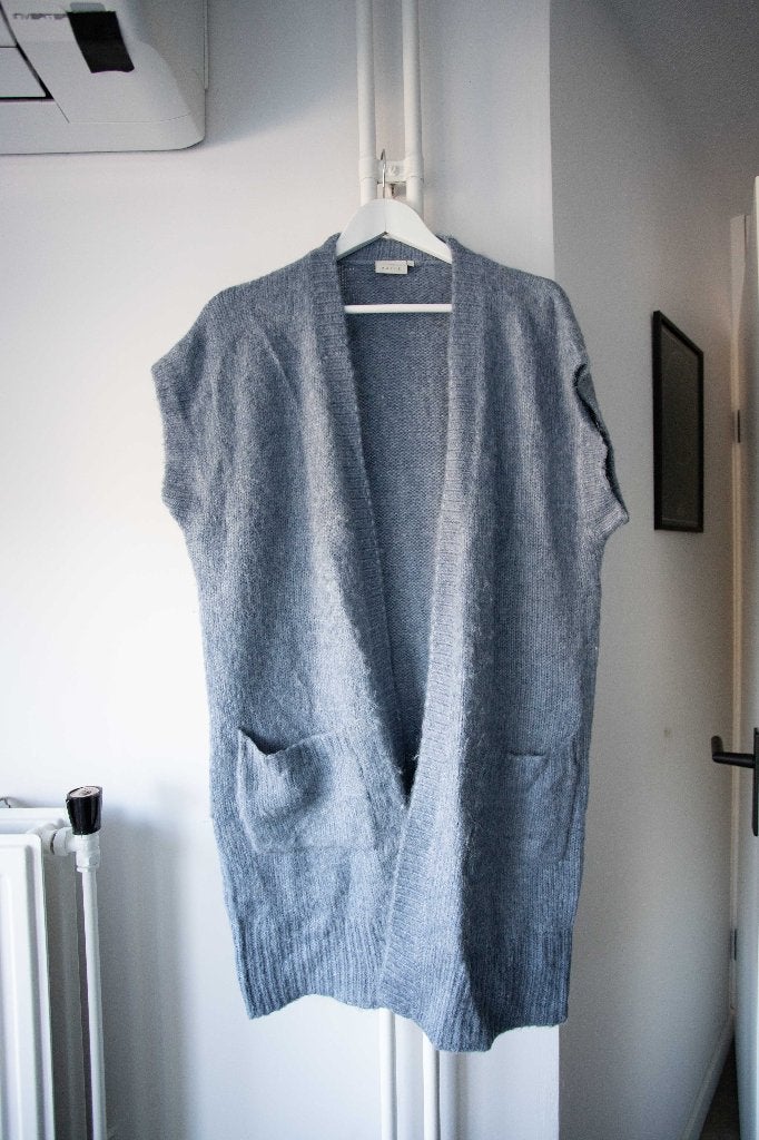 Lichtblauw vest zonder mouwen Kaffe maat L, Blauw, Kaffe, Maat 42/44 (L), Ophalen of Verzenden