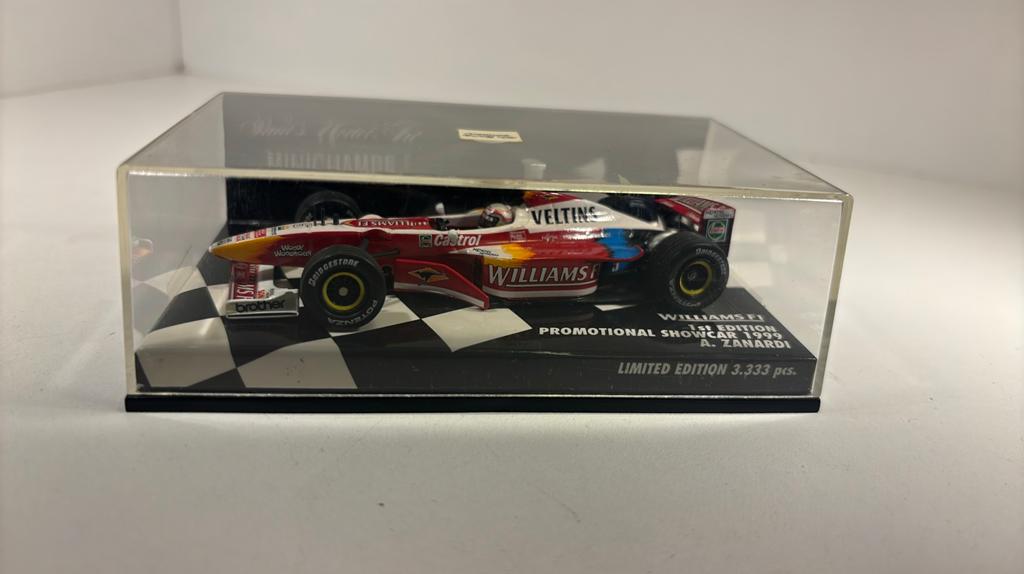 F1 Williams showcar a.zanardi 1999 minichamps 1.43, Auto, Ophalen of Verzenden, MiniChamps, A
