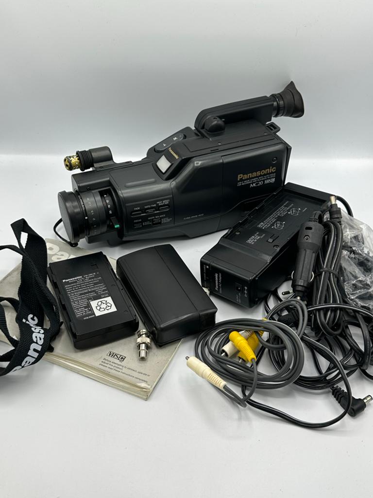 Panasonic MC20 VHS-C Camcorder - Vintage Videocamera, Ophalen of Verzenden, Gebruikt