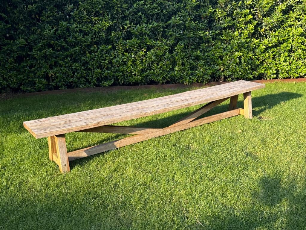 Hardhouten Tuinbank, Ophalen, Hout
