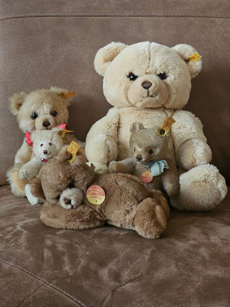 Diverse Steiff beertjes, Antiek en Kunst, Antiek | Speelgoed, Ophalen of Verzenden