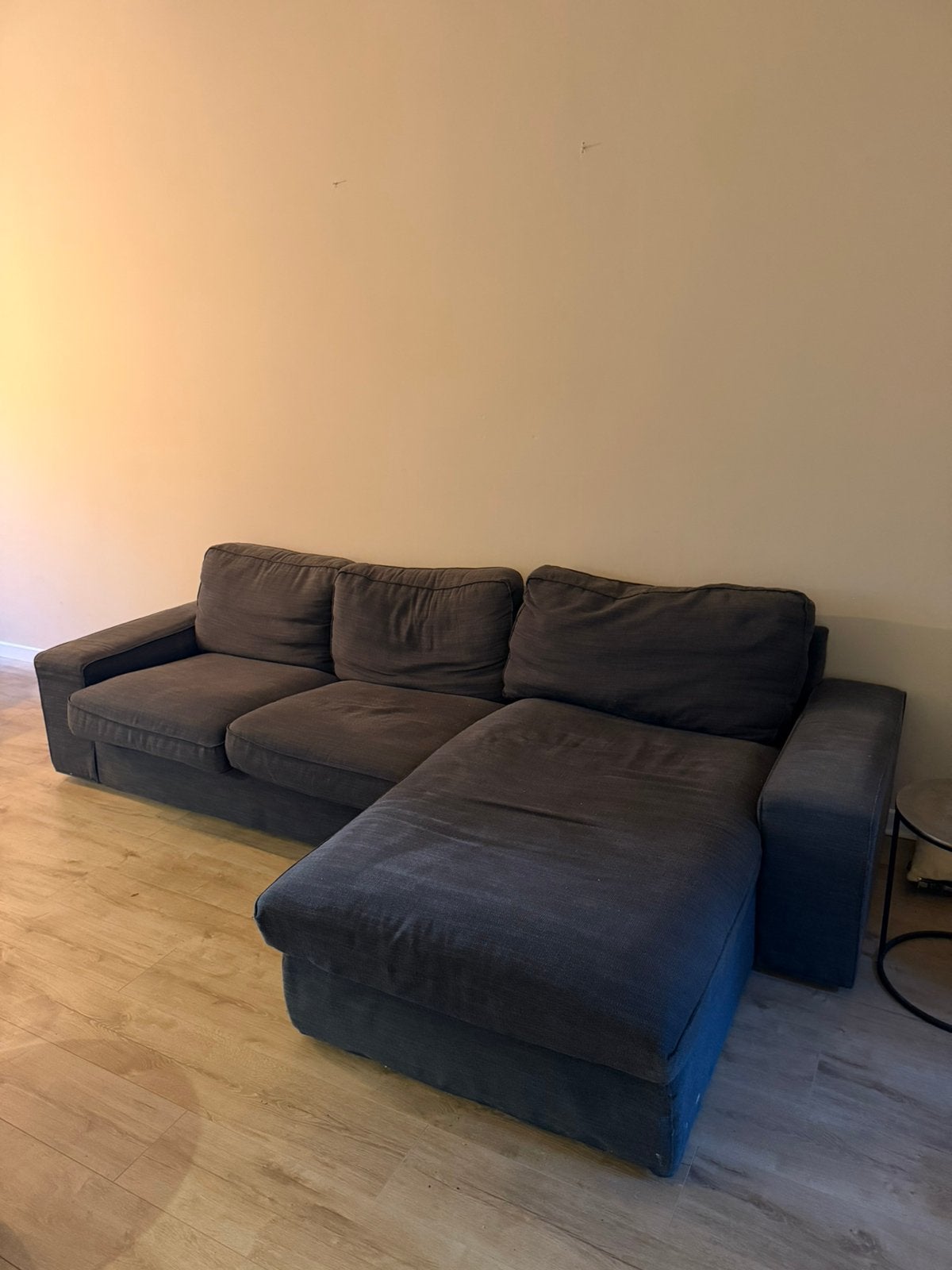 IKEA Kivik 3 persoons bank met lounge, Ophalen, Gebruikt, Stof