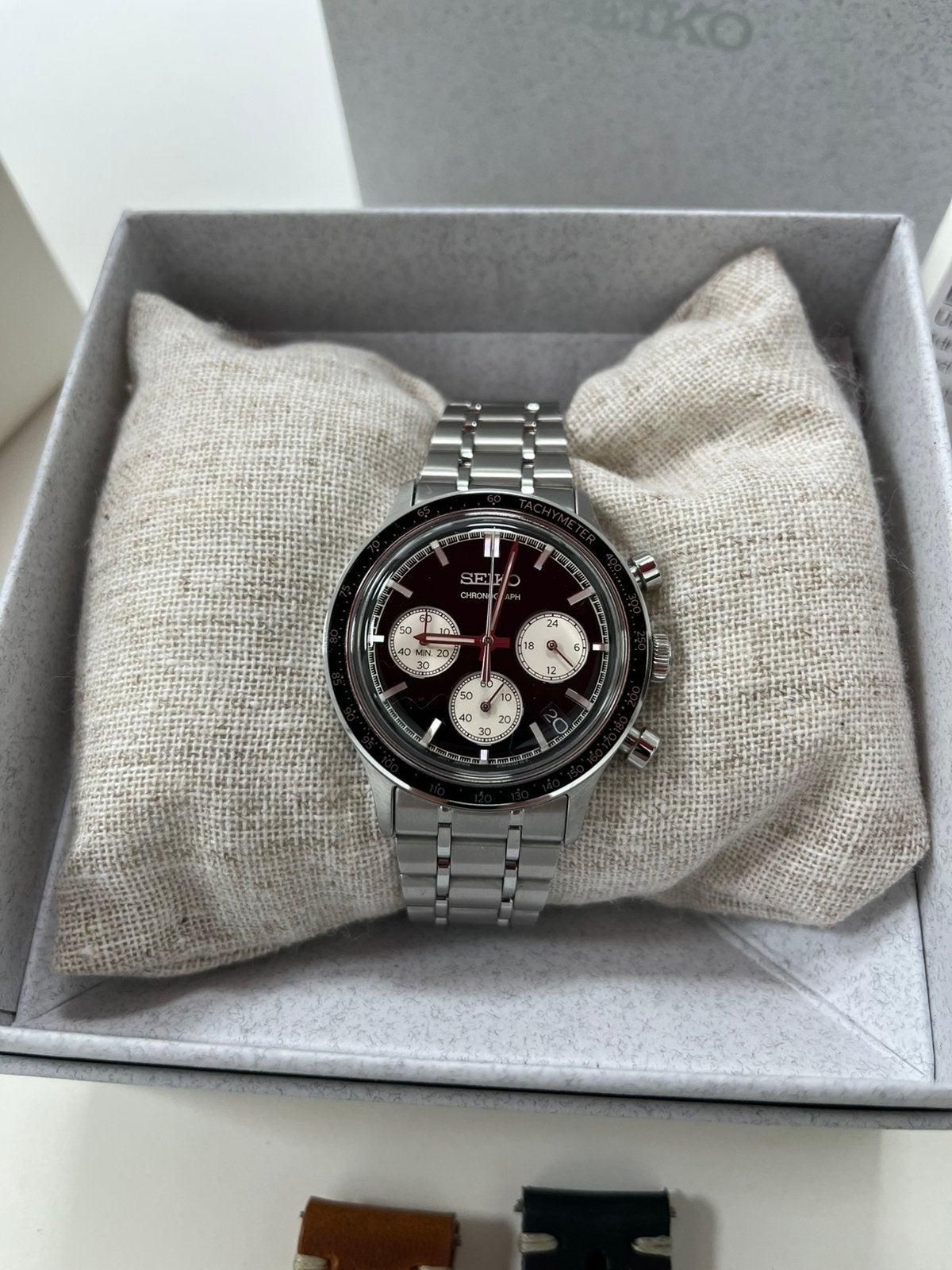 Seiko SSB479P, Ophalen of Verzenden, Zo goed als nieuw, Staal, Seiko