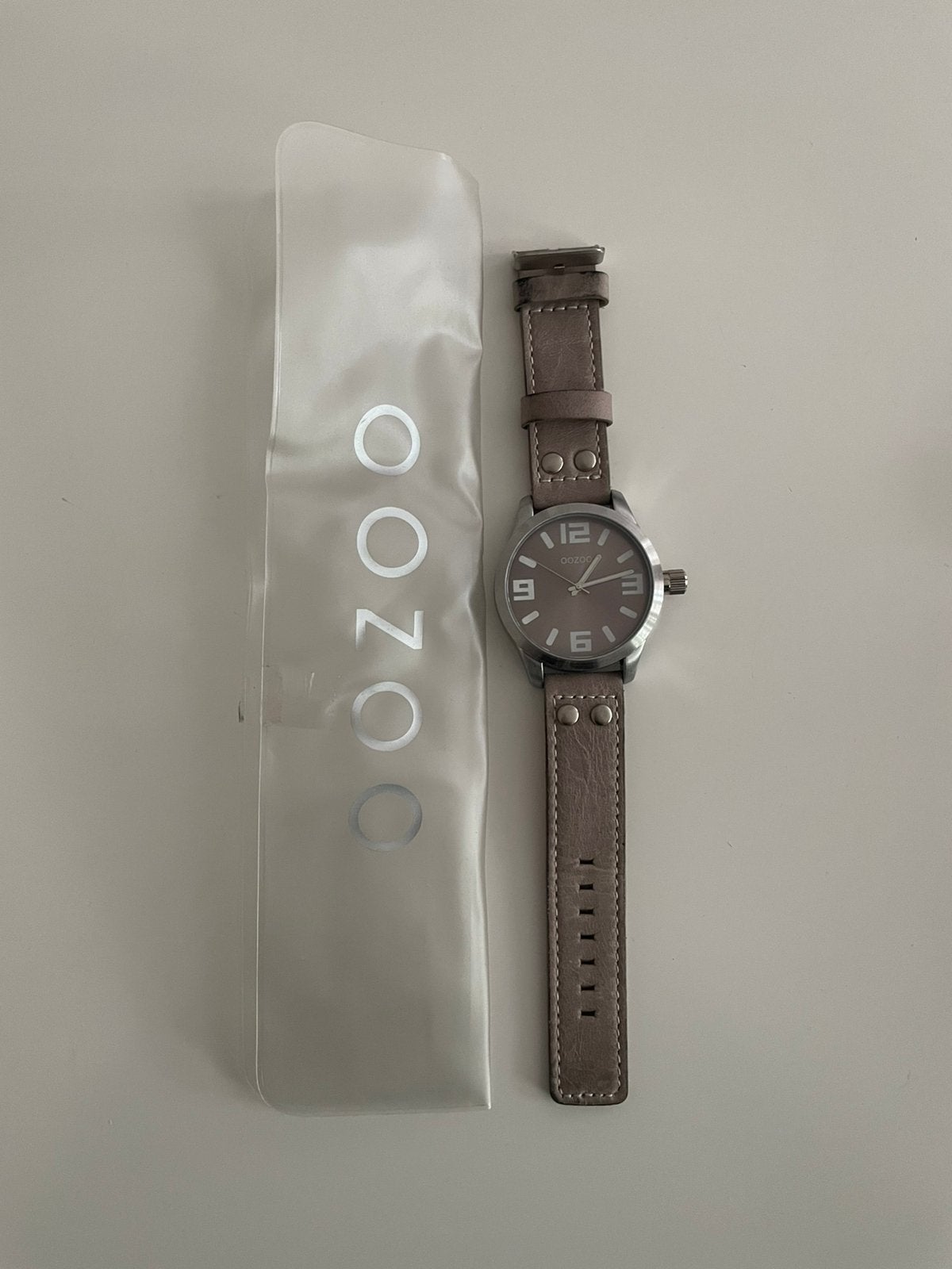 OOZOO horloge taupe/grijs, Overige merken, Overige materialen, Polshorloge, Overige materialen