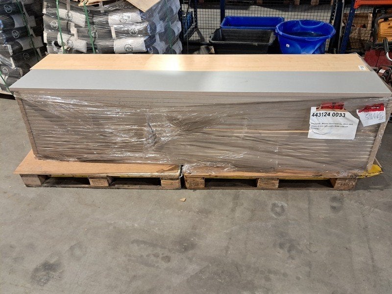 Nieuwe meubelpanelen 240x30x2.8cm, esdoorn/grijs, Ophalen, 25 tot 50 mm, Nieuw, 250 tot 300 cm