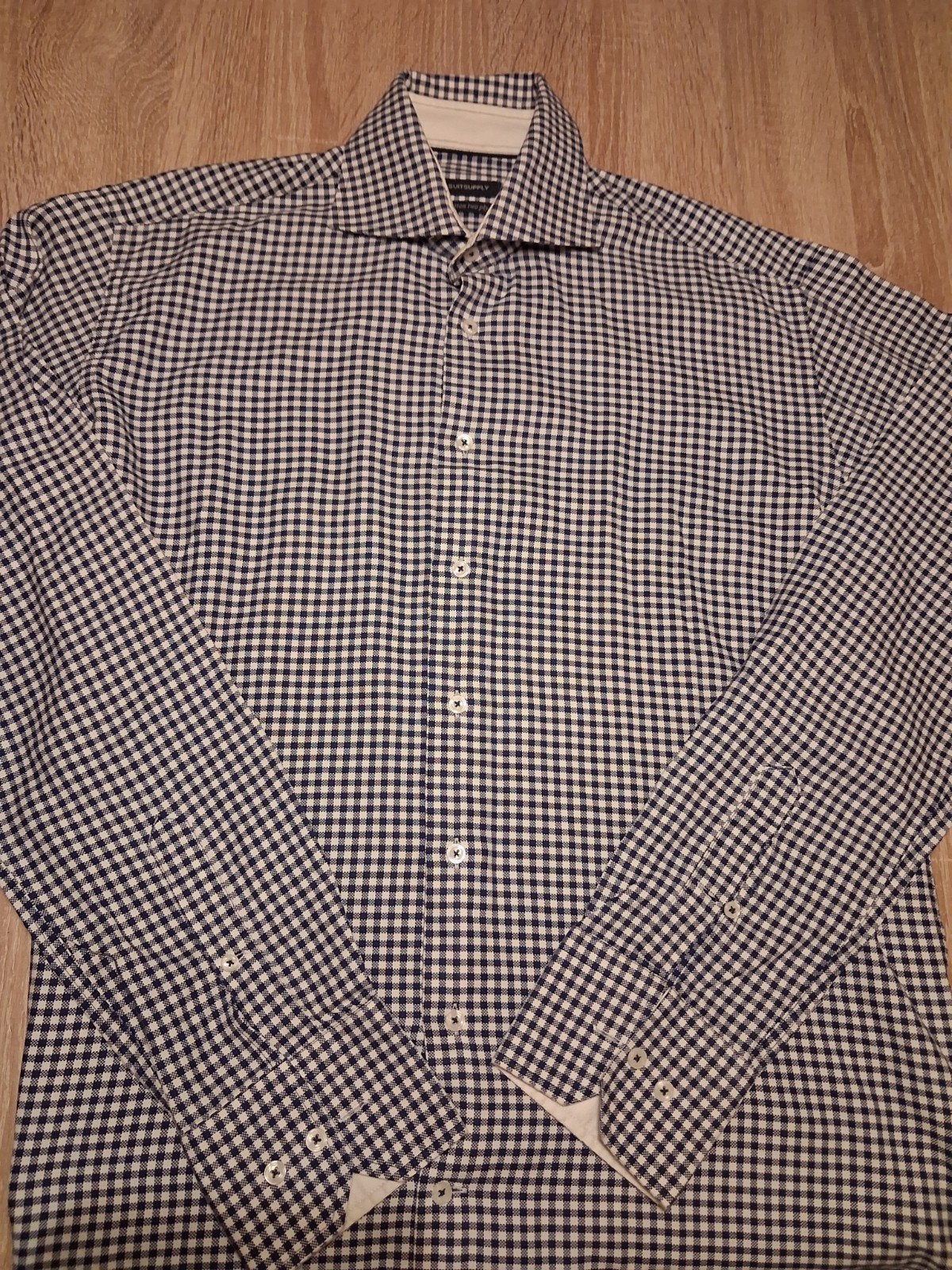 blouse van Suitsupply,maat 41, Blauw, Ophalen of Verzenden, Zo goed als nieuw, Halswijdte 41/42 (L)