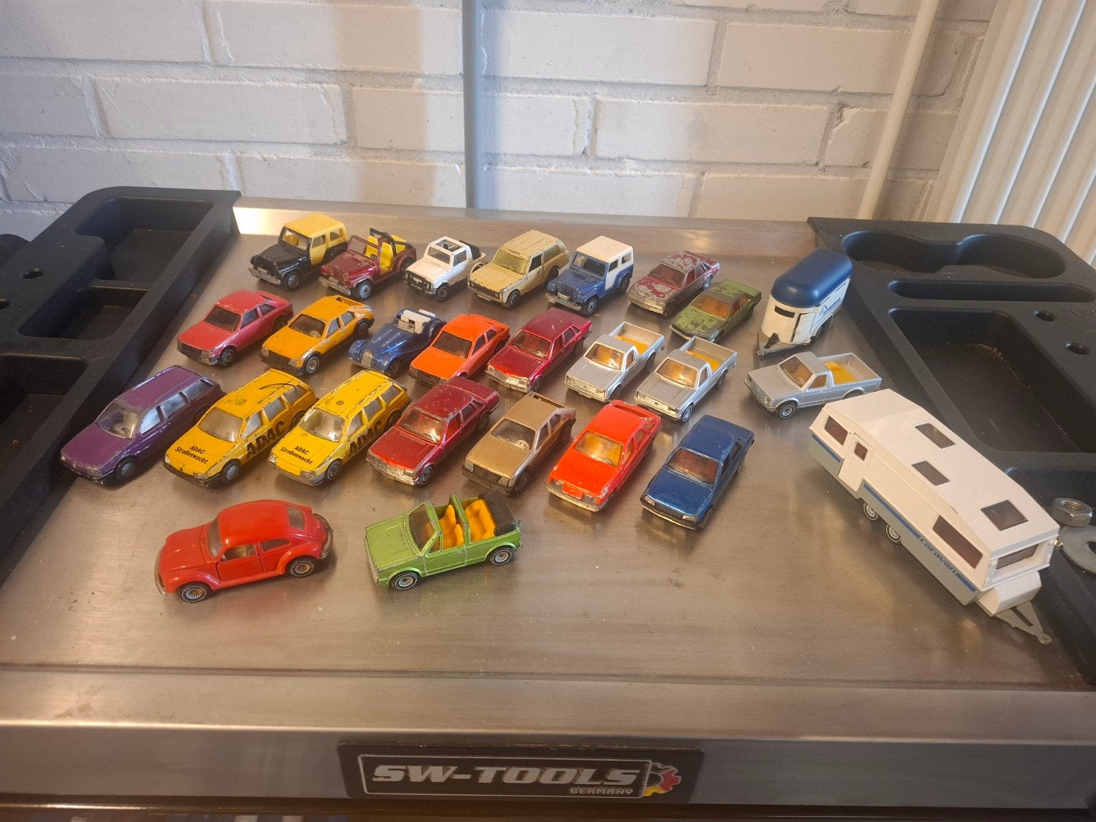 Partij bespeelde Siku auto's - Diverse modellen, Ophalen of Verzenden, Gebruikt