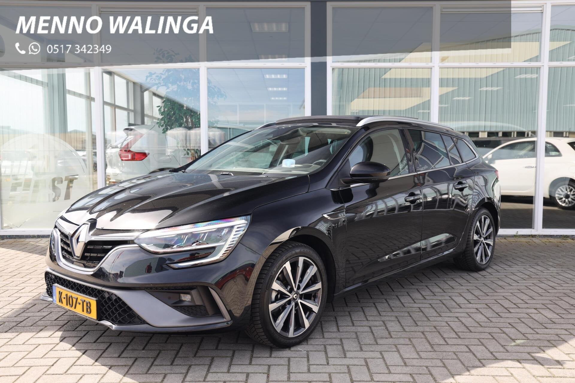 Renault Megane Estate 1.6 E-Tech Plug-In Hybrid 160 R.S. Lin, 77 km/l, Gebruikt, 4 cilinders, Zwart