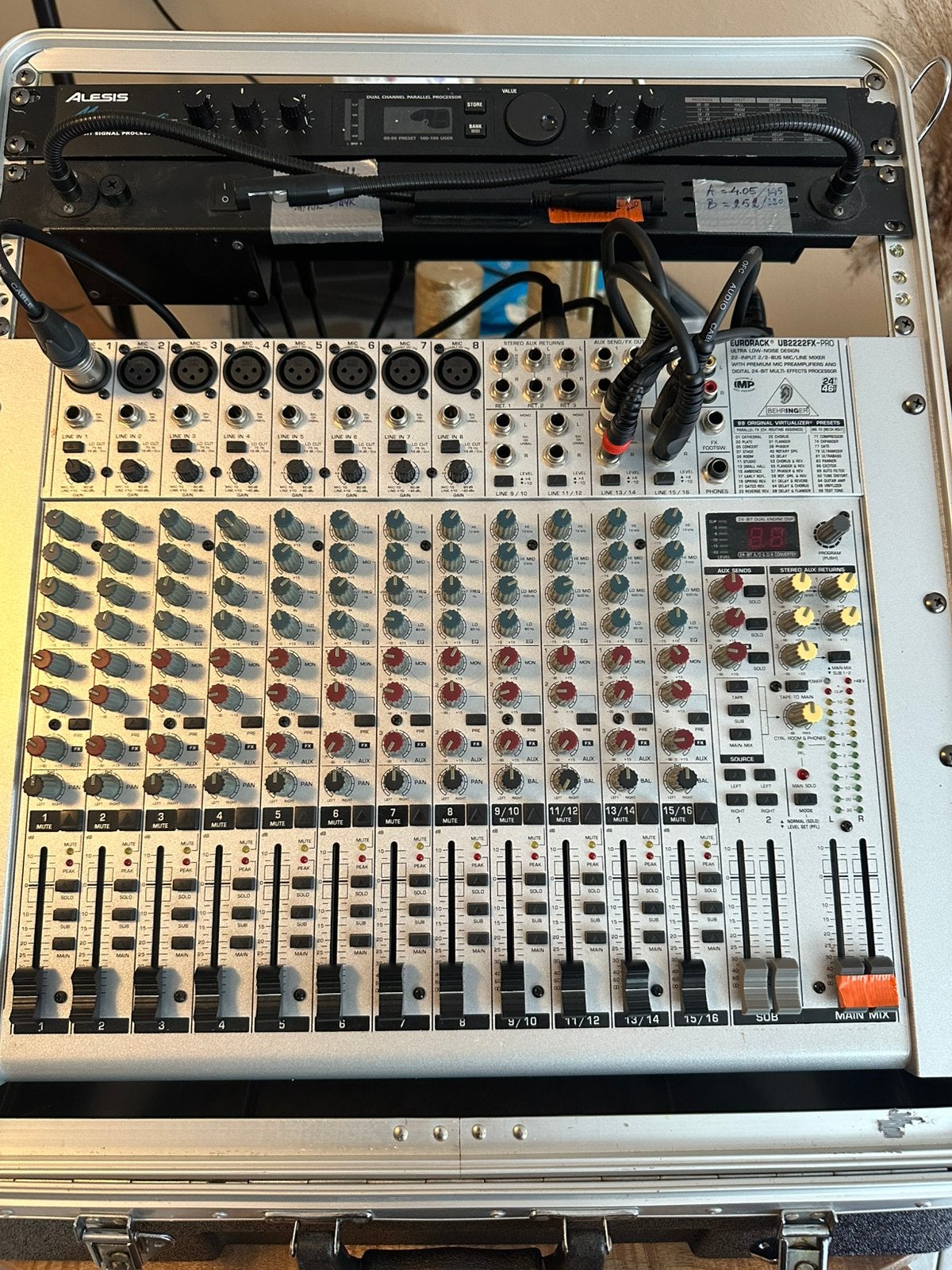 Complete zang instalatie, Muziek en Instrumenten, Mengpanelen, Ophalen, Gebruikt, 10 tot 20 kanalen